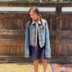 Embroidered Jean Jacket